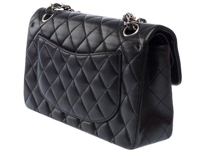 Bolsa CHANEL Timeless/Classique em Couro Preto - 104013 - vista 5
