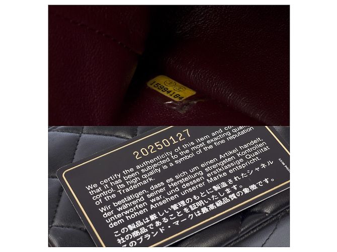 Bolsa CHANEL Timeless/Classique em Couro Preto - 104013 - vista 7