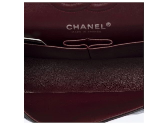Bolsa CHANEL Timeless/Classique em Couro Preto - 104013 - vista 8