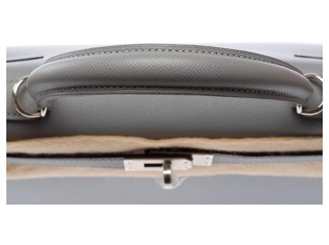 Hermès Bolsa HERMES Kelly 25 em Couro Cinza - 104004 - vista 10