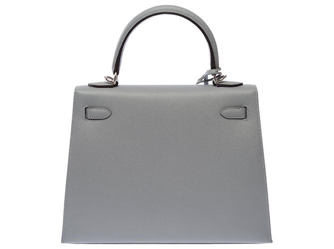 Hermès Bolsa HERMES Kelly 25 em Couro Cinza - 104004 - vista 4