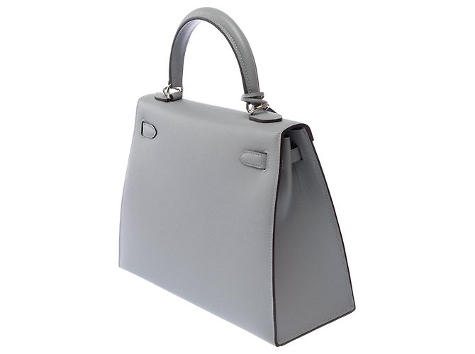 Hermès Bolsa HERMES Kelly 25 em Couro Cinza - 104004 - vista 6