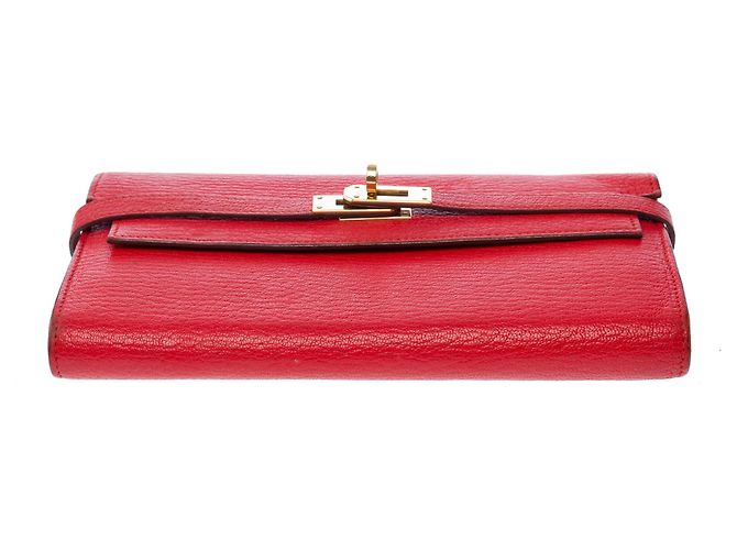 Hermès Borsa HERMES Kelly to go in Pelle Rossa - 104008 - vista 10