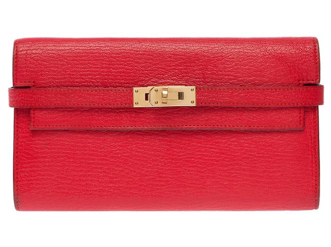 Hermès Borsa HERMES Kelly to go in Pelle Rossa - 104008 - vista 12