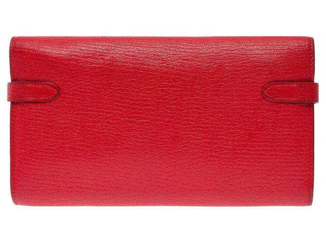 Hermès Borsa HERMES Kelly to go in Pelle Rossa - 104008 - vista 4