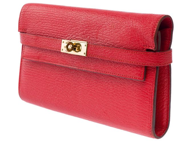 Hermès Borsa HERMES Kelly to go in Pelle Rossa - 104008 - vista 5