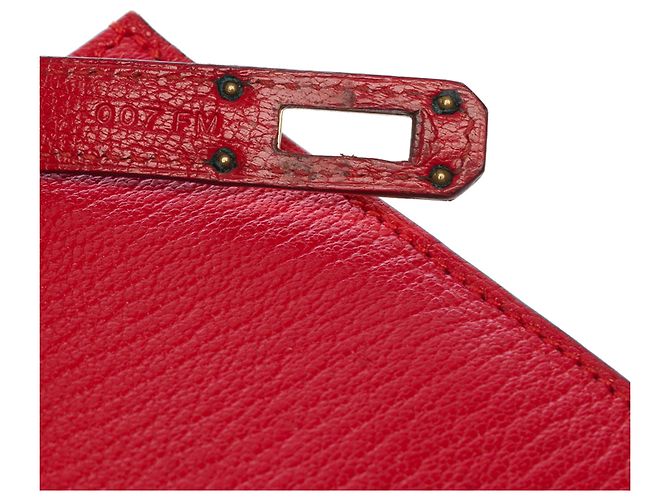 Hermès Borsa HERMES Kelly to go in Pelle Rossa - 104008 - vista 8