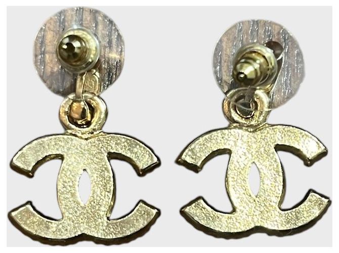 Pendientes Chanel bordeaux - vista 3