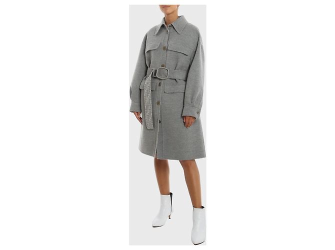 Fendi Mantel grau T.38 - Ansicht 3