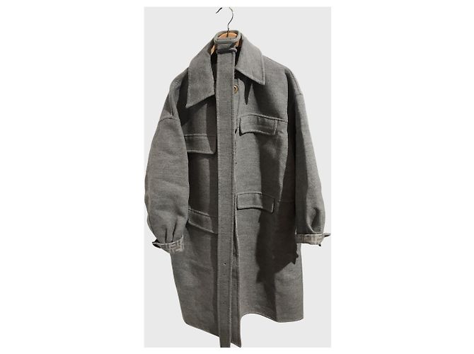 Fendi Mantel grau T.38 - Ansicht 5