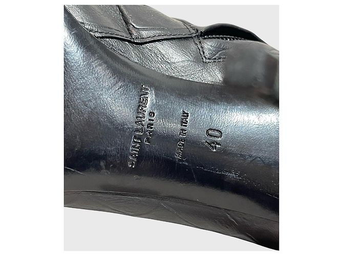 Autre Marque Botas Saint Laurent pretas T.40 - vista 5