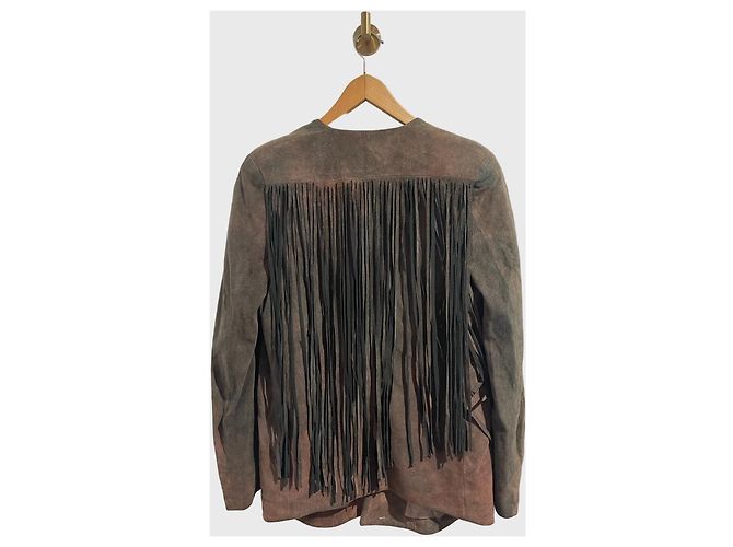 Chaqueta Acne con flecos T.38 - vista 2