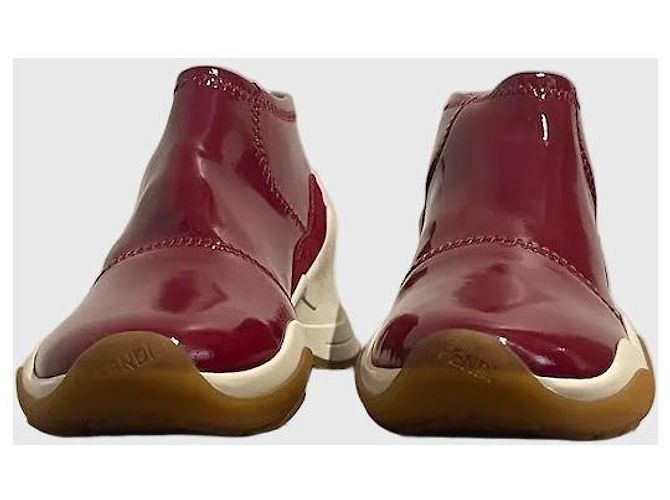 Sneakers Fendi rosse T.40 - vista 2