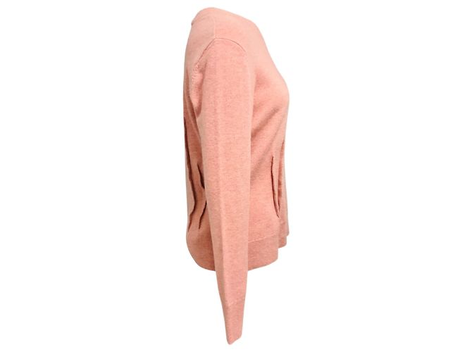 Pull-over en maille de cachemire à manches longues Altuzarra Blush Pink - vue 2