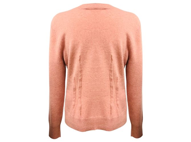 Pull-over en maille de cachemire à manches longues Altuzarra Blush Pink - vue 3