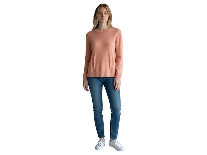 Pull-over en maille de cachemire à manches longues Altuzarra Blush Pink - vue 6