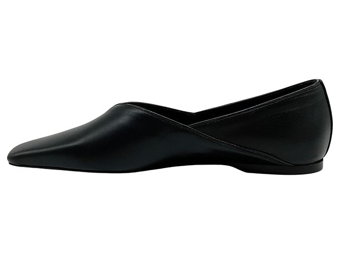 Totême Toteme Black Leather The Everyday Flats - Ansicht 3