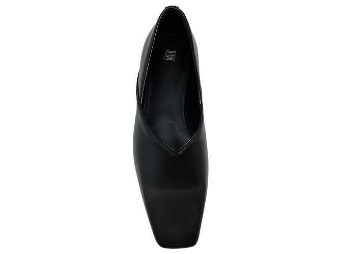 Totême Toteme Black Leather The Everyday Flats - Ansicht 4