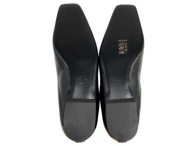 Totême Toteme Black Leather The Everyday Flats - Ansicht 8