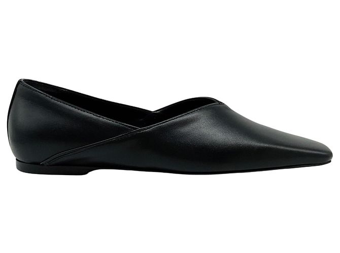 Totême Toteme Black Leather The Everyday Flats - Ansicht 2