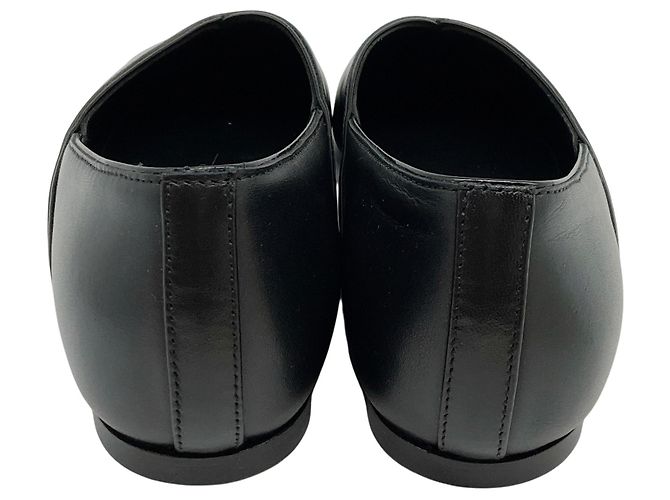 Totême Toteme Black Leather The Everyday Flats - Ansicht 5
