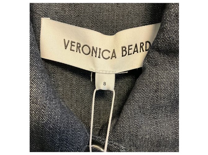 Casaco Kiki Eyelet Veronica Beard Indigo Rinse - vista 4