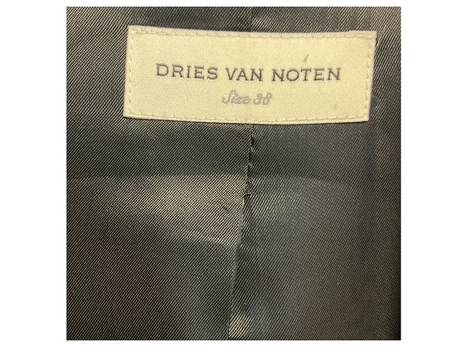 Dries Van Noten Blazer Jacke aus Black Metallic Shimmer Lurex Jacquard - Ansicht 4