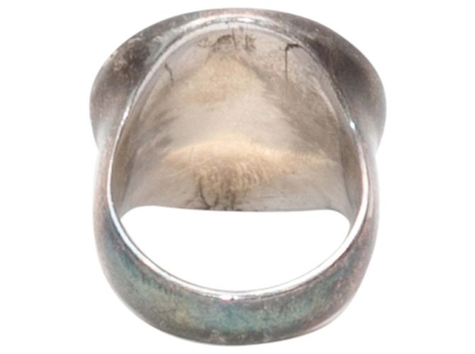 Montblanc Star Ring aus Sterlingsilber und Perle Größe 7.5 - Ansicht 4