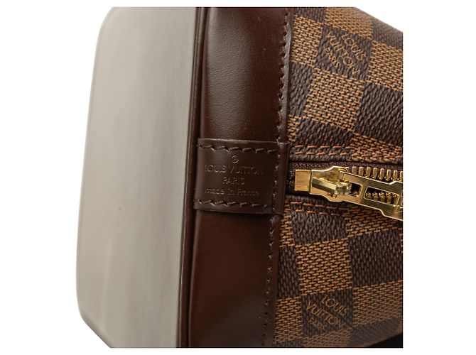 Bolso de mano Louis Vuitton Damier Ebene Alma PM Marrón - vista 5