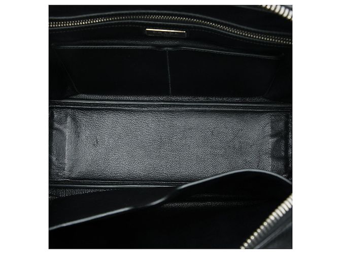 Blue Prada Bicolor Saffiano Business Bag - view 4