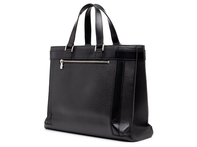 Sac Business Louis Vuitton Taiga Kasbek PM Noir - vue 2