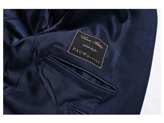 Autre Marque Cesare Attolini für pauw, blue open hopsack Blazer - Ansicht 5