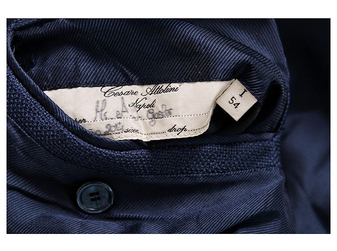 Autre Marque Cesare Attolini für pauw, blue open hopsack Blazer - Ansicht 6