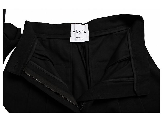 Pantalones cortos Alaïa negros de algodón - vista 4