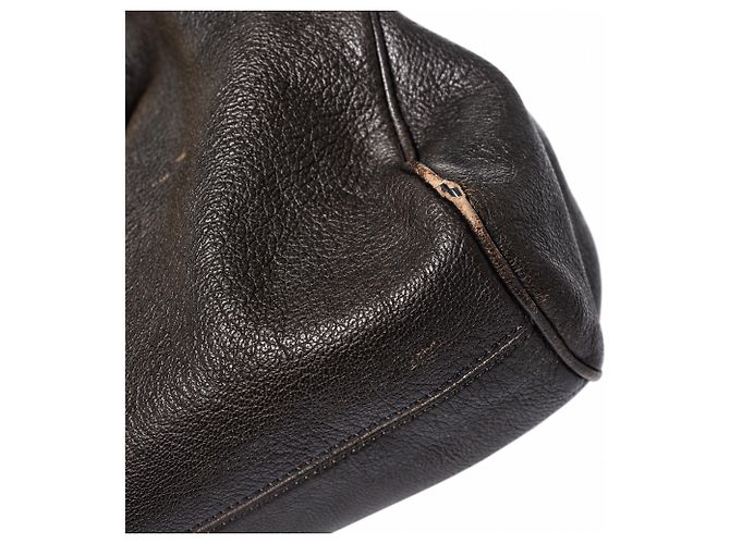 Marni, Borsa balloon in pelle metallizzata - vista 6