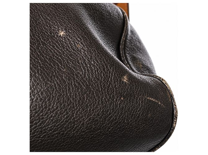 Marni, Borsa balloon in pelle metallizzata - vista 9