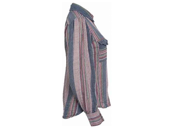 Masscob, camicia a righe multicolore - vista 2