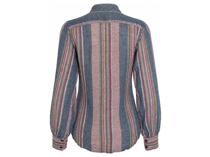 Masscob, camicia a righe multicolore - vista 3