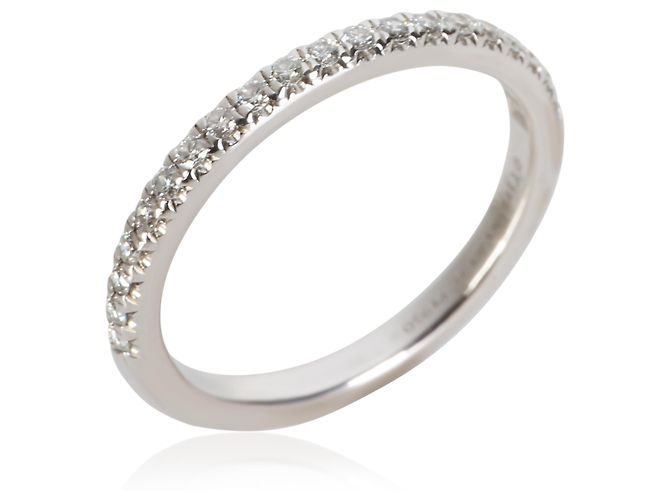 Tiffany & Co. Aliança Meia Eternidade Soleste em Platina e Diamantes - vista 2