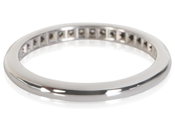 Tiffany & Co. Aliança Meia Eternidade Soleste em Platina e Diamantes - vista 4