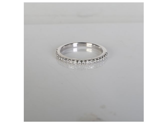 Tiffany & Co. Aliança Meia Eternidade Soleste em Platina e Diamantes - vista 6