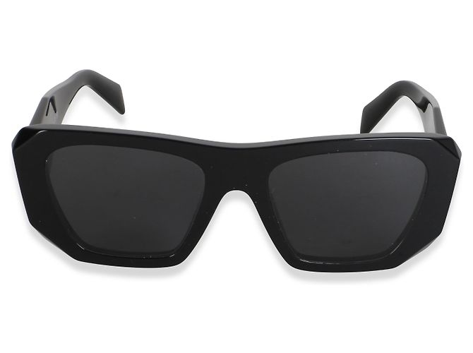 Prada Black Acetate Symbole Sunglasses SPR B18 - view 3