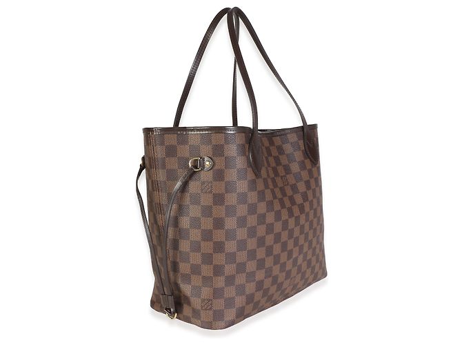 Louis Vuitton Damier Ebene Canvas Neverfull MM - vista 4