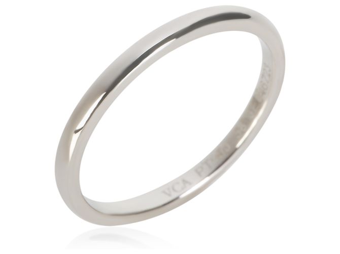 Van Cleef & Arpels Platinum Tendrement 2mm Band - view 2