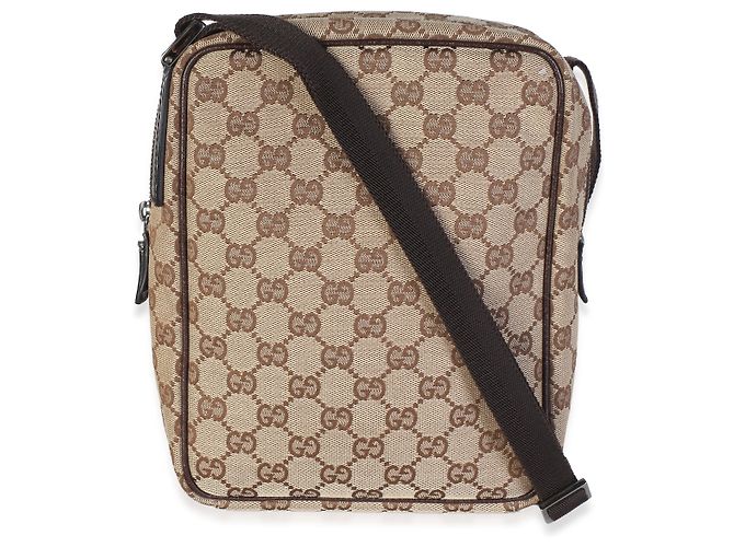 Dionysus Borsa a tracolla Gucci Beige GG Canvas con tasca frontale - vista 2