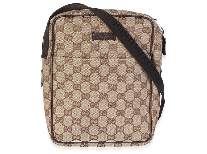 Dionysus Borsa a tracolla Gucci Beige GG Canvas con tasca frontale - vista 8