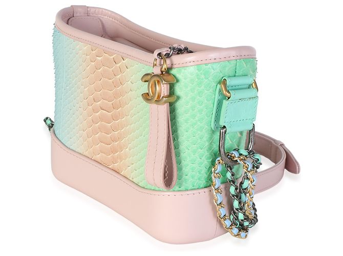 Chanel Multicolor Python Calfskin Small Gabrielle Hobo - Ansicht 3
