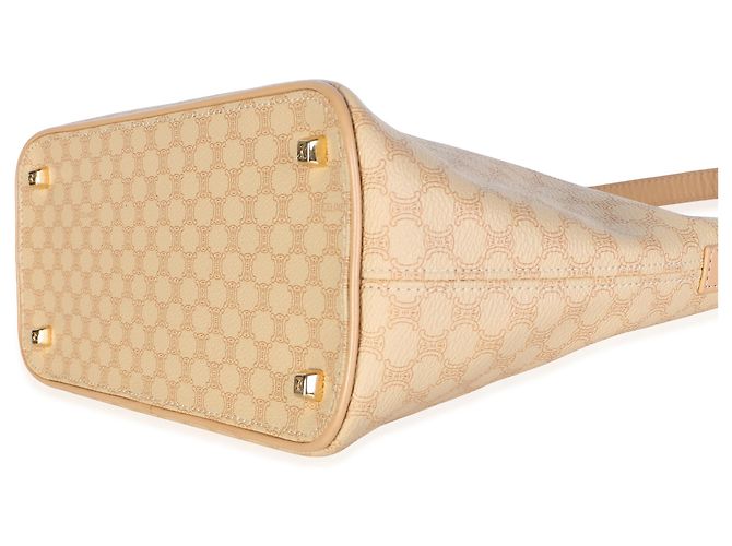 Céline Celine Vintage Cream Macadam Schultertasche - Ansicht 6