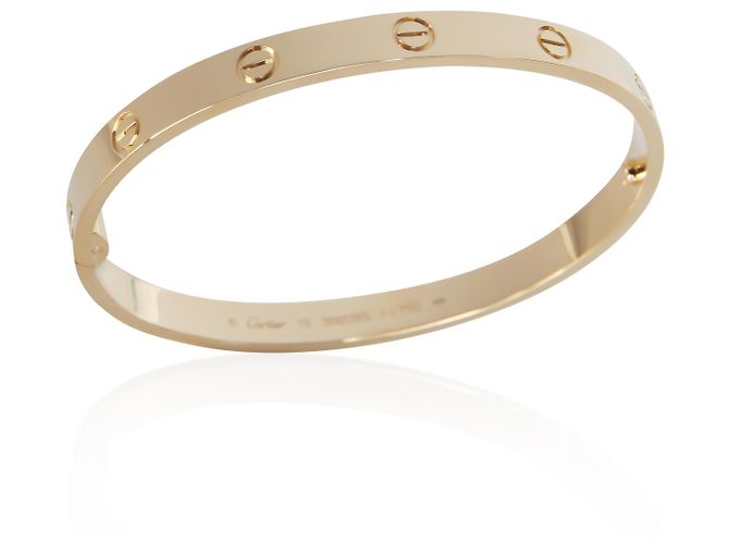 Bracciale Love Cartier in oro giallo con una sola vite - vista 2