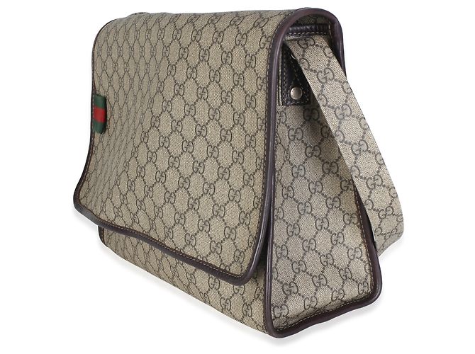 Dionysus Borsa a tracolla grande con patta Gucci Beige GG Plus Monogram Canvas - vista 3